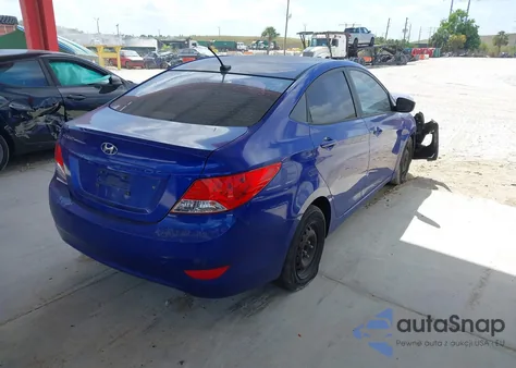 2014 Hyundai Accent Gls из США, поврежденный, VIN KMHCT4AE3EU727960